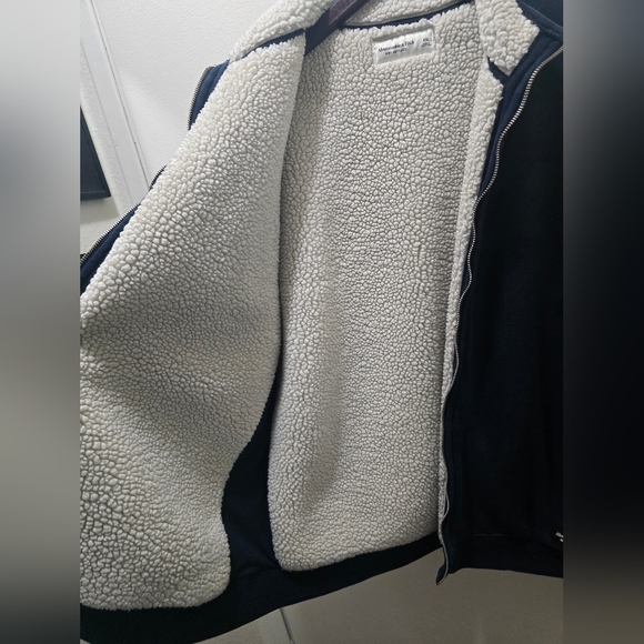Abercrombie & Fitch Dark Blue Jacket - Picture 6 of 12